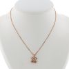 Bulgari Fiorever necklace in pink gold and diamonds - 360 thumbnail