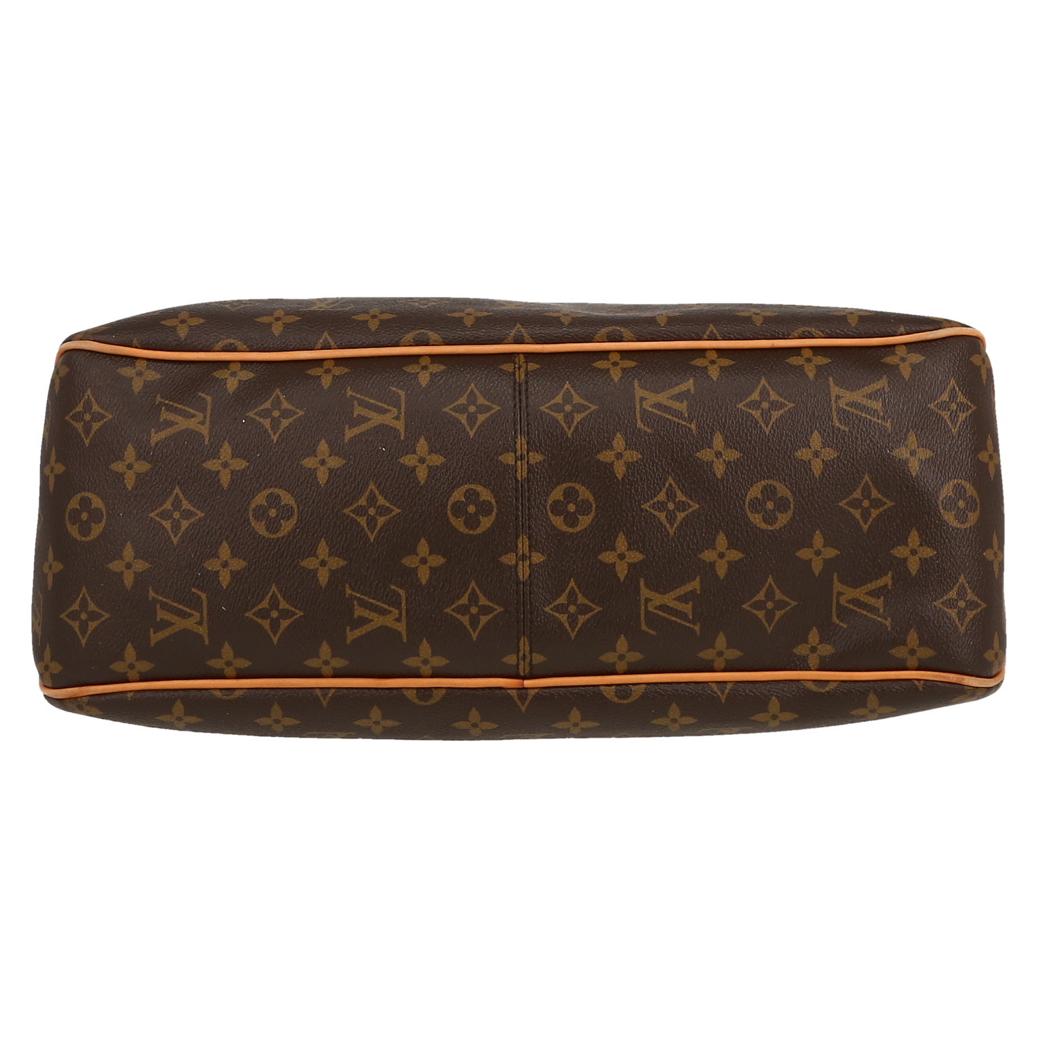 Louis Vuitton  Delightful handbag  in brown monogram canvas  and natural leather - Detail D1