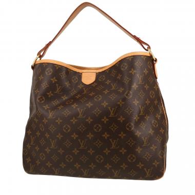 Sac à main Louis Vuitton  Delightful en toile monogram marron et cuir naturel