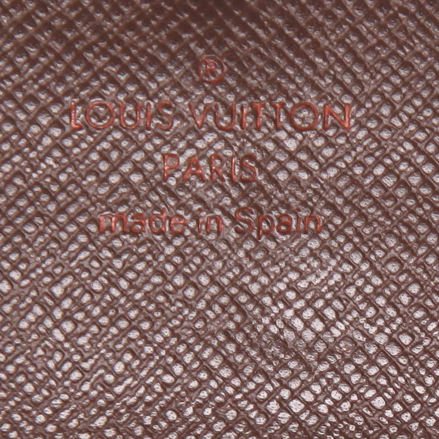 Billetera Louis Vuitton  Sarah en lona a cuadros ébano - Detail D2