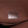 Louis Vuitton  Brooklyn shoulder bag  in ebene damier canvas  and brown leather - Detail D2 thumbnail