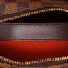Sac bandoulière Louis Vuitton  Naviglio en toile damier ébène et cuir marron - Detail D2 thumbnail