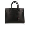 Saint Laurent  Sac de jour handbag  in black leather - 360 thumbnail