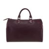 Louis Vuitton  Speedy 35 handbag  in plum epi leather - 360 thumbnail