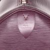 Sac à main Louis Vuitton  Speedy 35 en cuir épi aubergine - Detail D2 thumbnail