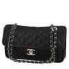 Chanel  French Riviera handbag  in black quilted grained leather - 00pp thumbnail