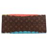 Louis Vuitton  Editions Limitées shopping bag  in brown monogram canvas  and natural leather - Detail D1 thumbnail