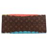 Louis Vuitton  Onthego shopping bag Editions Limitées Yayoi Kusama in brown monogram canvas  and natural leather - Detail D1 thumbnail