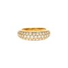 Cartier Mimi ring in yellow gold and diamonds - 360 thumbnail