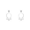 Paire de boucles d'oreilles Cartier Diamant Léger en or blanc et diamants - 00pp thumbnail