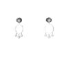 Paire de boucles d'oreilles Cartier Diamant Léger en or blanc et diamants - 360 thumbnail