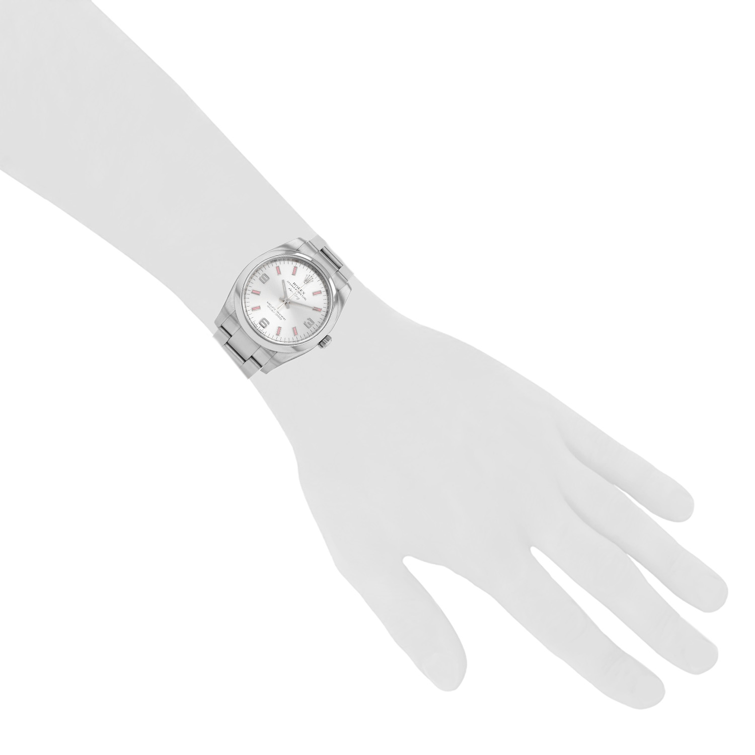 Rolex Air King  in stainless steel Ref: Rolex - 114200  Circa 2012 - Detail D1