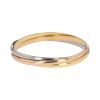 Cartier Trinity medium model bracelet in 3 golds - 00pp thumbnail