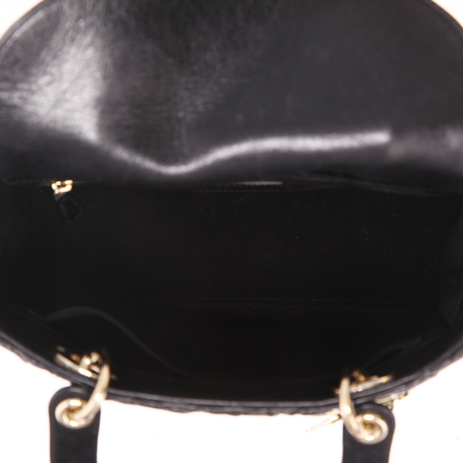 Borsa Dior  Lady Dior in pelle nera - Detail D3
