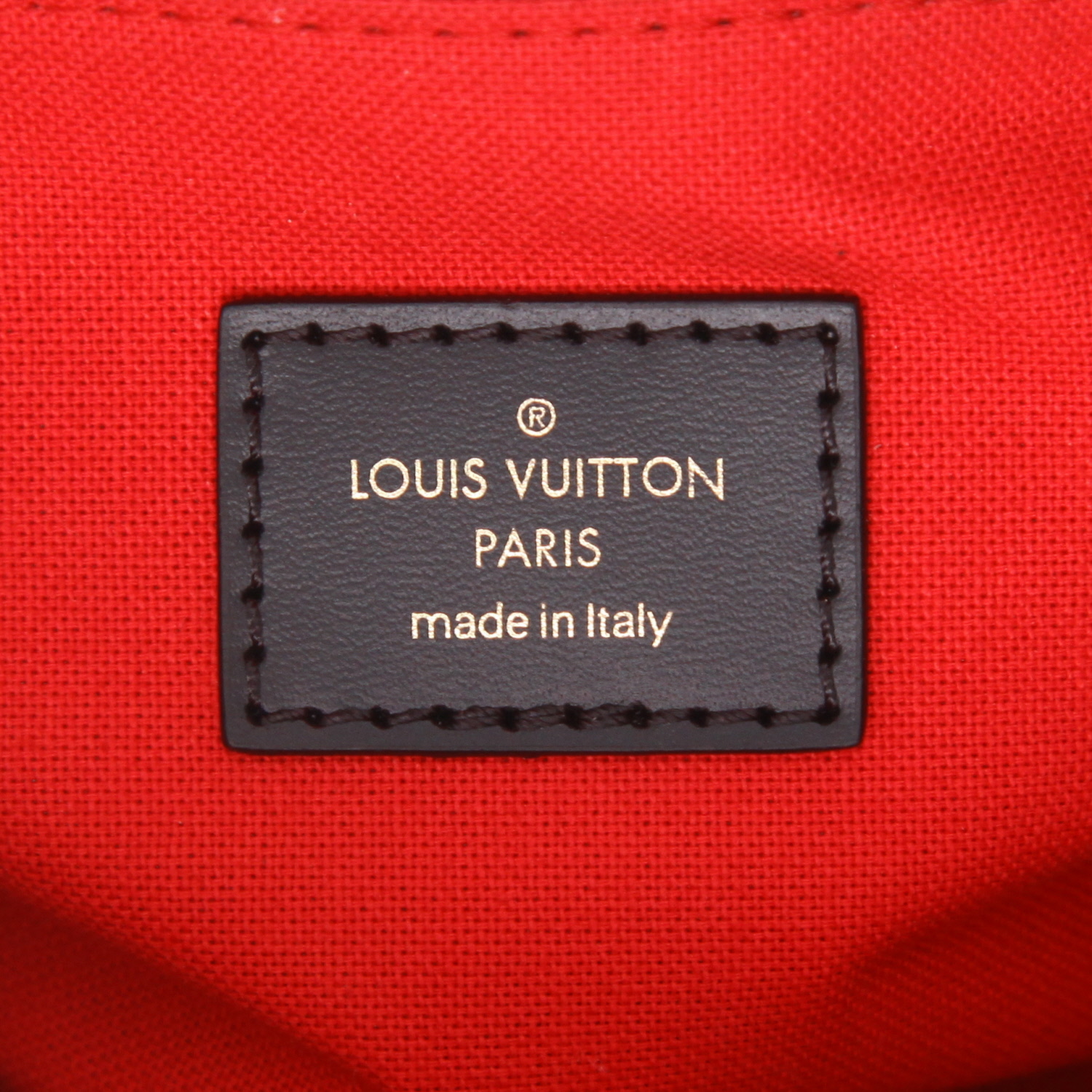 Sac cabas Louis Vuitton  Onthego en toile monogram deux tons marron - Detail D2