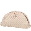 Bottega Veneta  Pouch mini  handbag/clutch  in beige intrecciato leather - 00pp thumbnail
