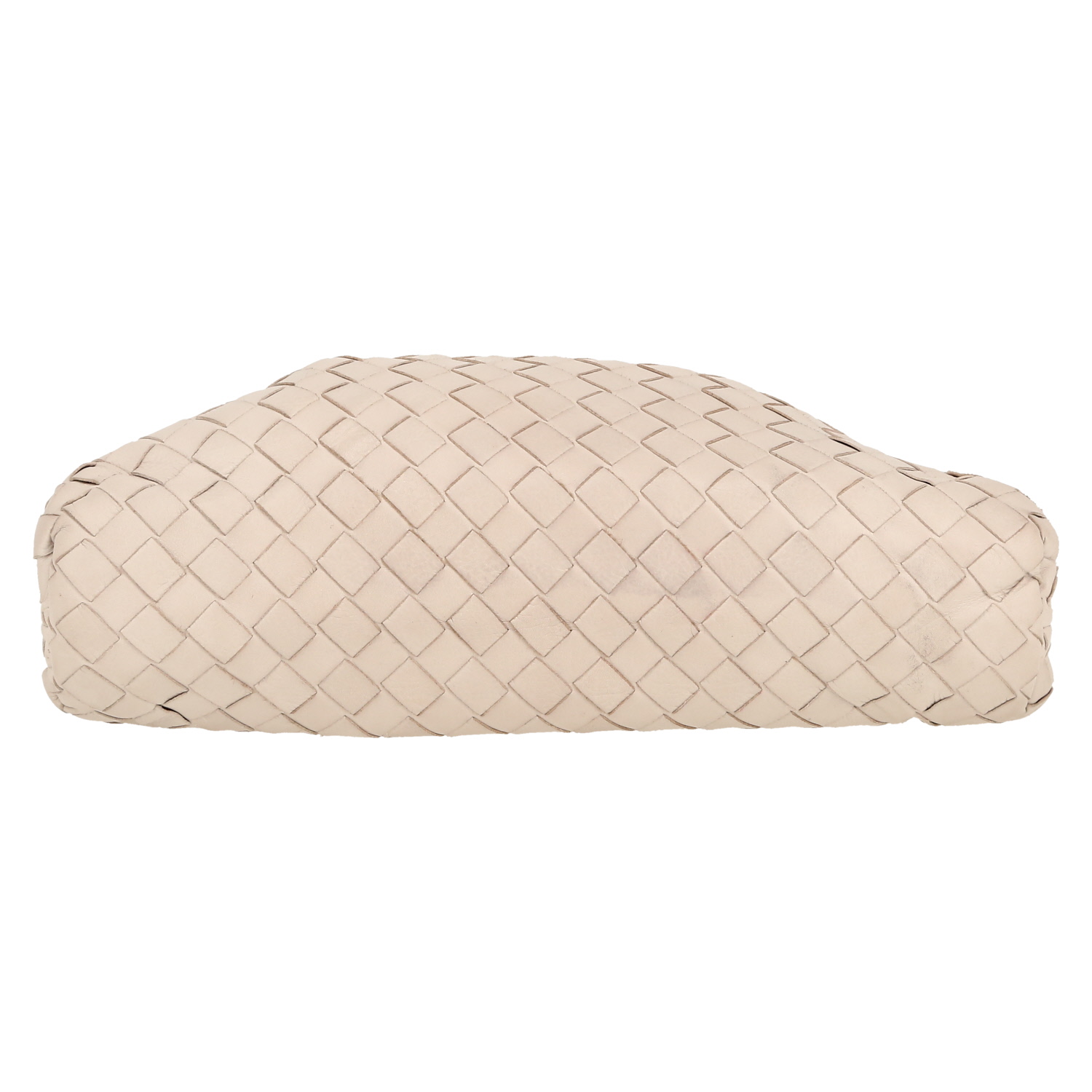 Sac/pochette Bottega Veneta  Pouch mini  en cuir intrecciato beige - Detail D1