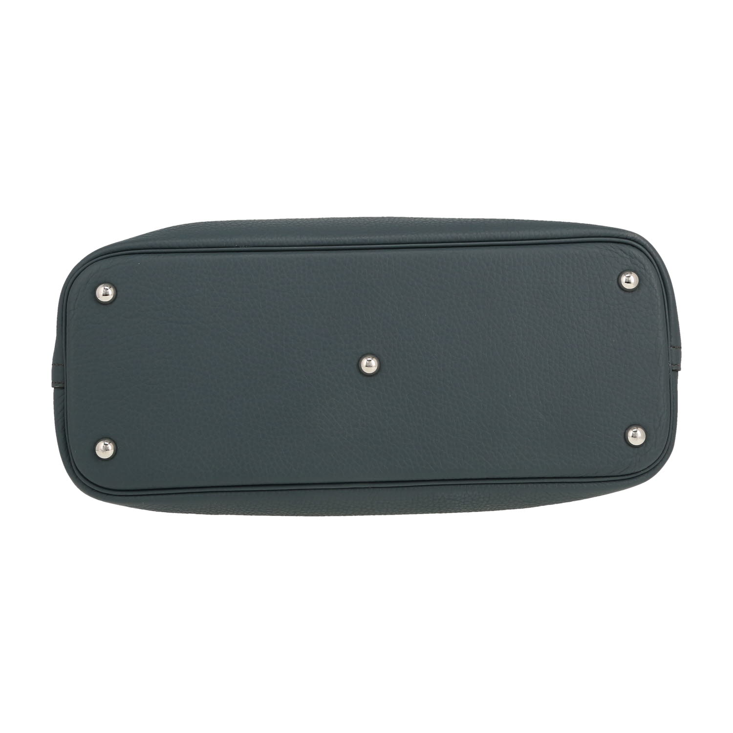 Borsa Hermès  Bolide 35 cm in pelle taurillon clemence Bleu Orage - Detail D1