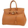 Bolso de mano Hermès  Birkin 35 cm en cuero Ardenne color oro - 00pp thumbnail