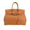 Bolso de mano Hermès  Birkin 35 cm en cuero Ardenne color oro - 360 thumbnail