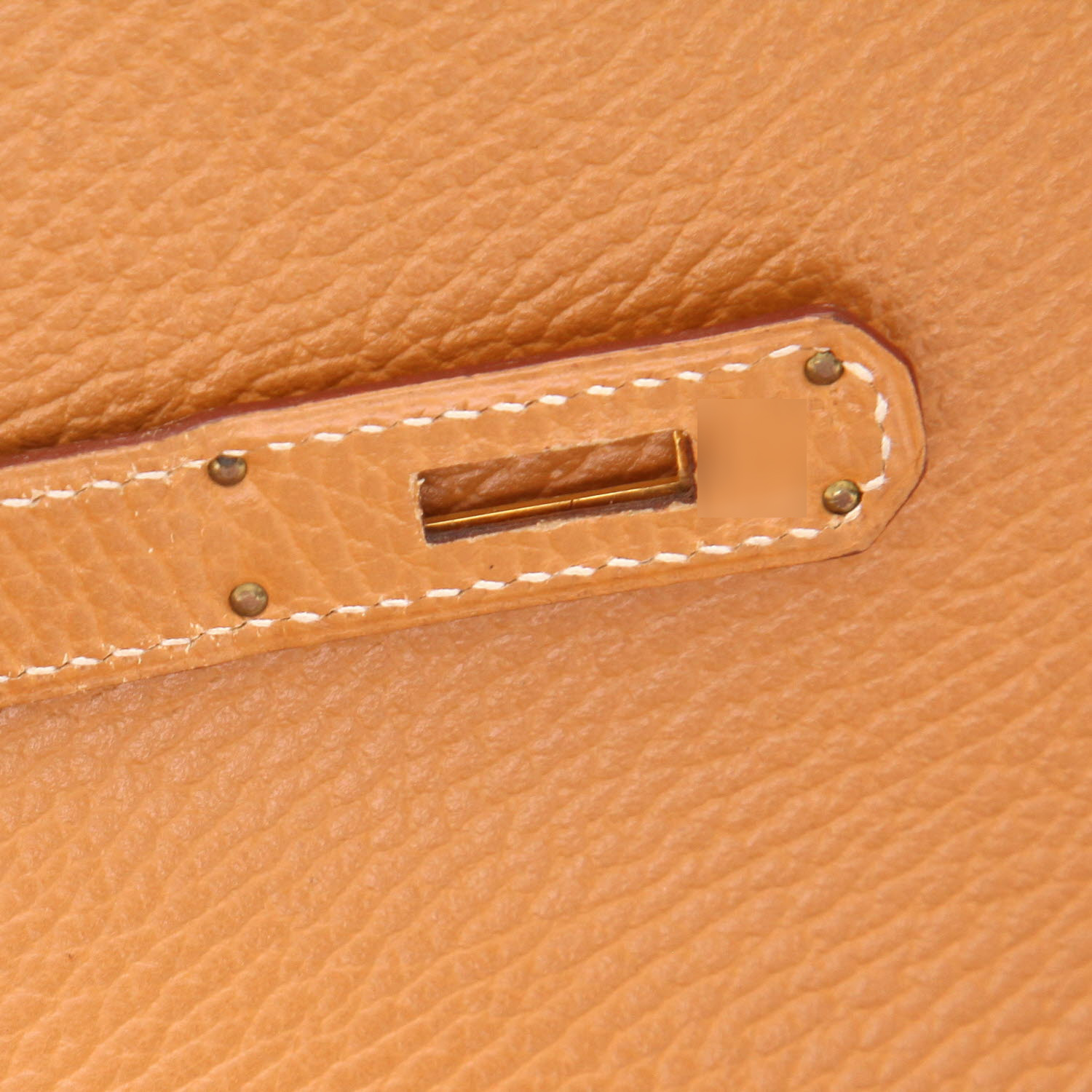Borsa Hermès  Birkin 35 cm in pelle Ardenne gold - Detail D4