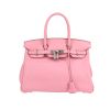 Borsa Hermès  Birkin 30 cm in pelle Swift Rose Bubblegum - 360 thumbnail