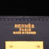 Borsa Hermès  Kelly 32 cm in pelle box blu marino - Detail D2 thumbnail