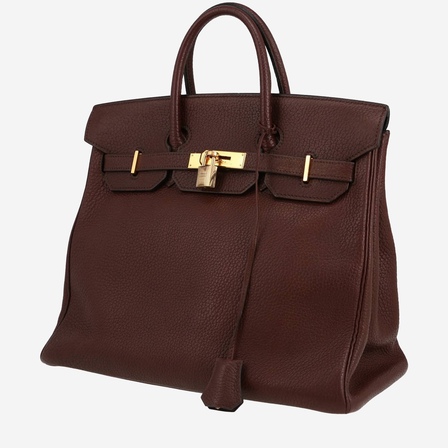 Borsa Hermès  Haut à Courroies in pelle Ardenne marrone