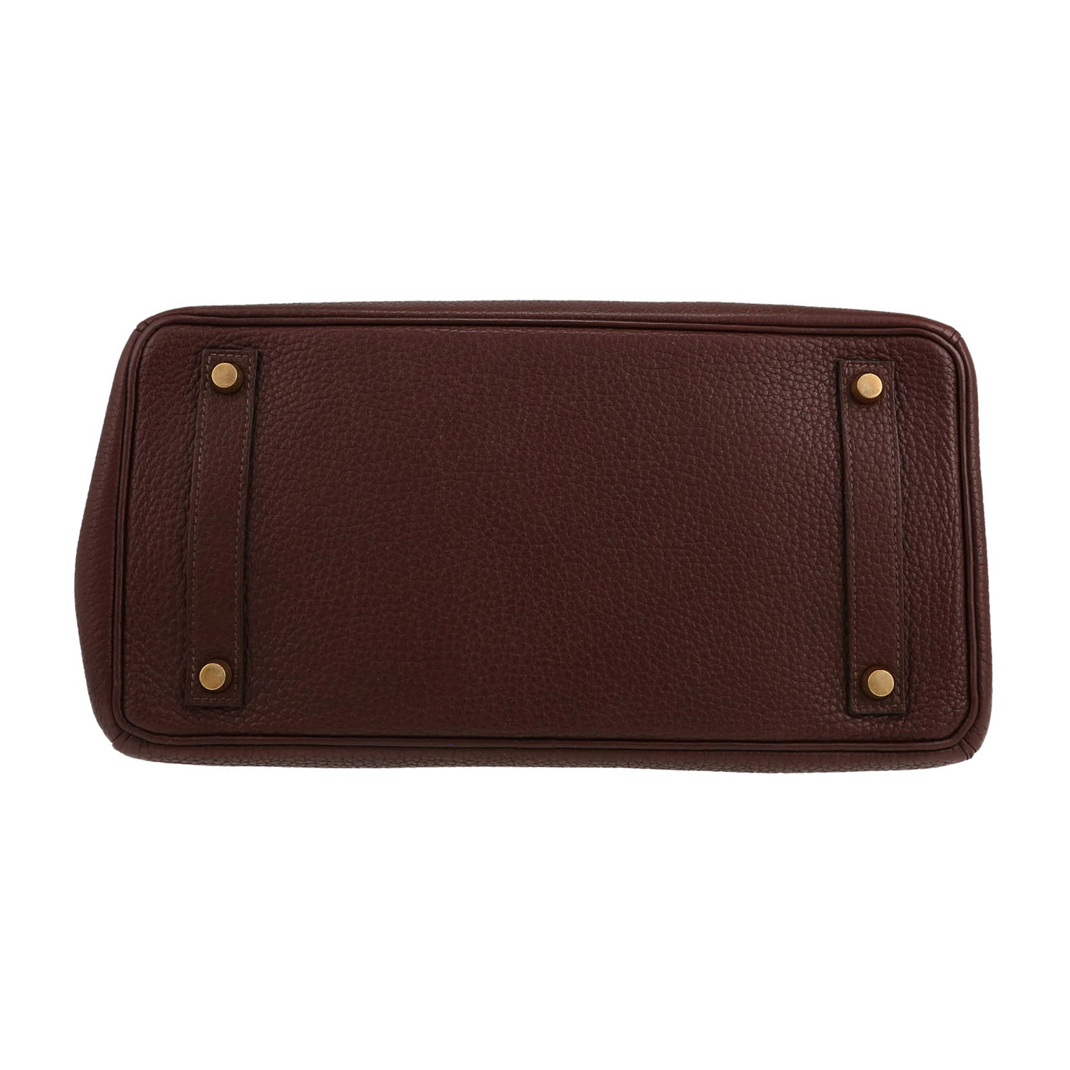 Hermès  Haut à Courroies handbag  in brown Ardenne leather - Detail D1