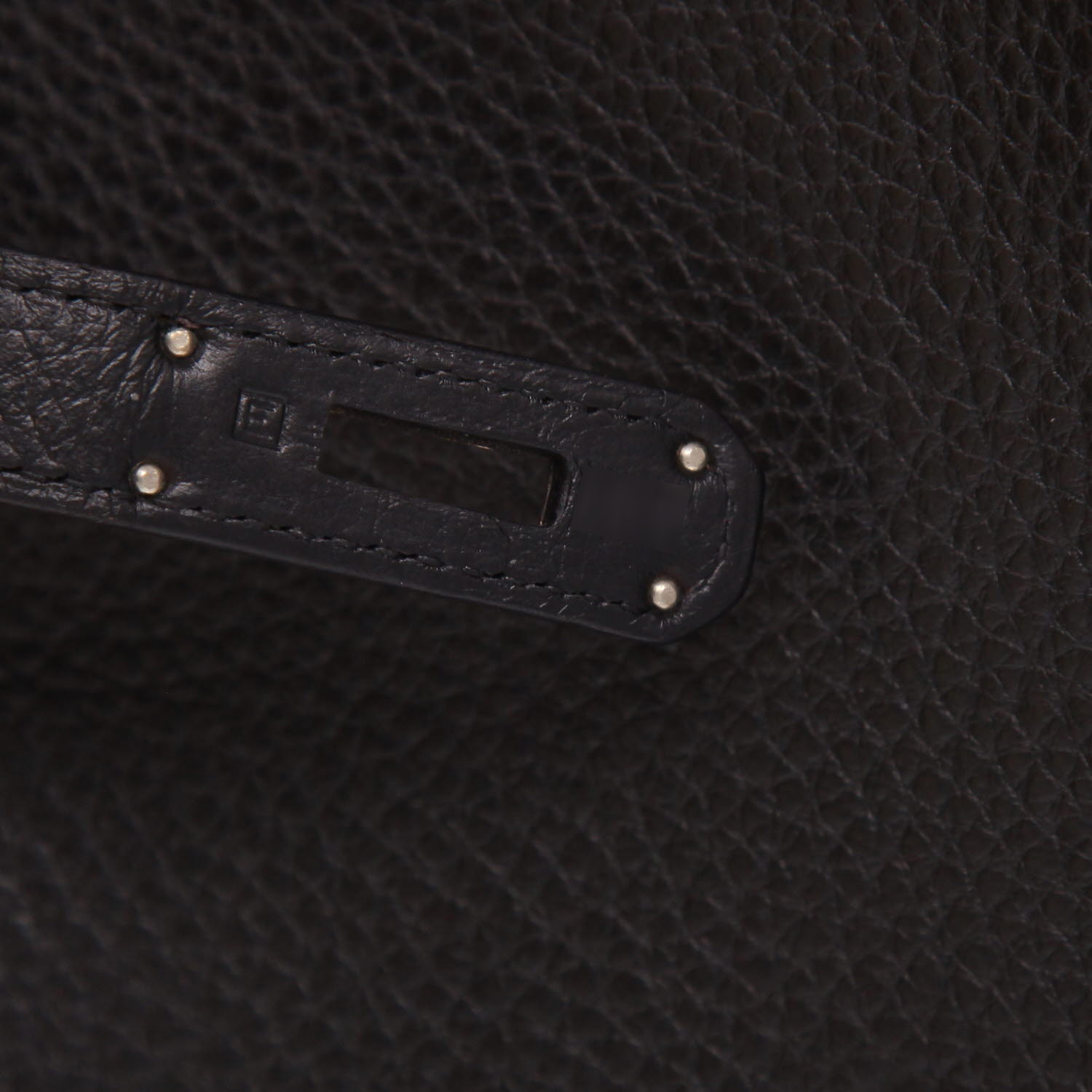Borsa Hermès  Birkin 40 cm in pelle togo nera - Detail D4