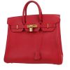 Borsa Hermès  Haut à Courroies in pelle Ardenne rosso Vif - 00pp thumbnail