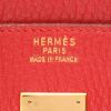 Sac à main Hermès  Haut à Courroies en cuir Ardenne rouge Vif - Detail D2 thumbnail