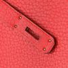 Hermès  Haut à Courroies handbag  in red Vif Ardenne leather - Detail D4 thumbnail