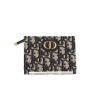 Christian Dior   wallet  in navy blue monogram canvas Oblique  and navy blue leather - 360 thumbnail
