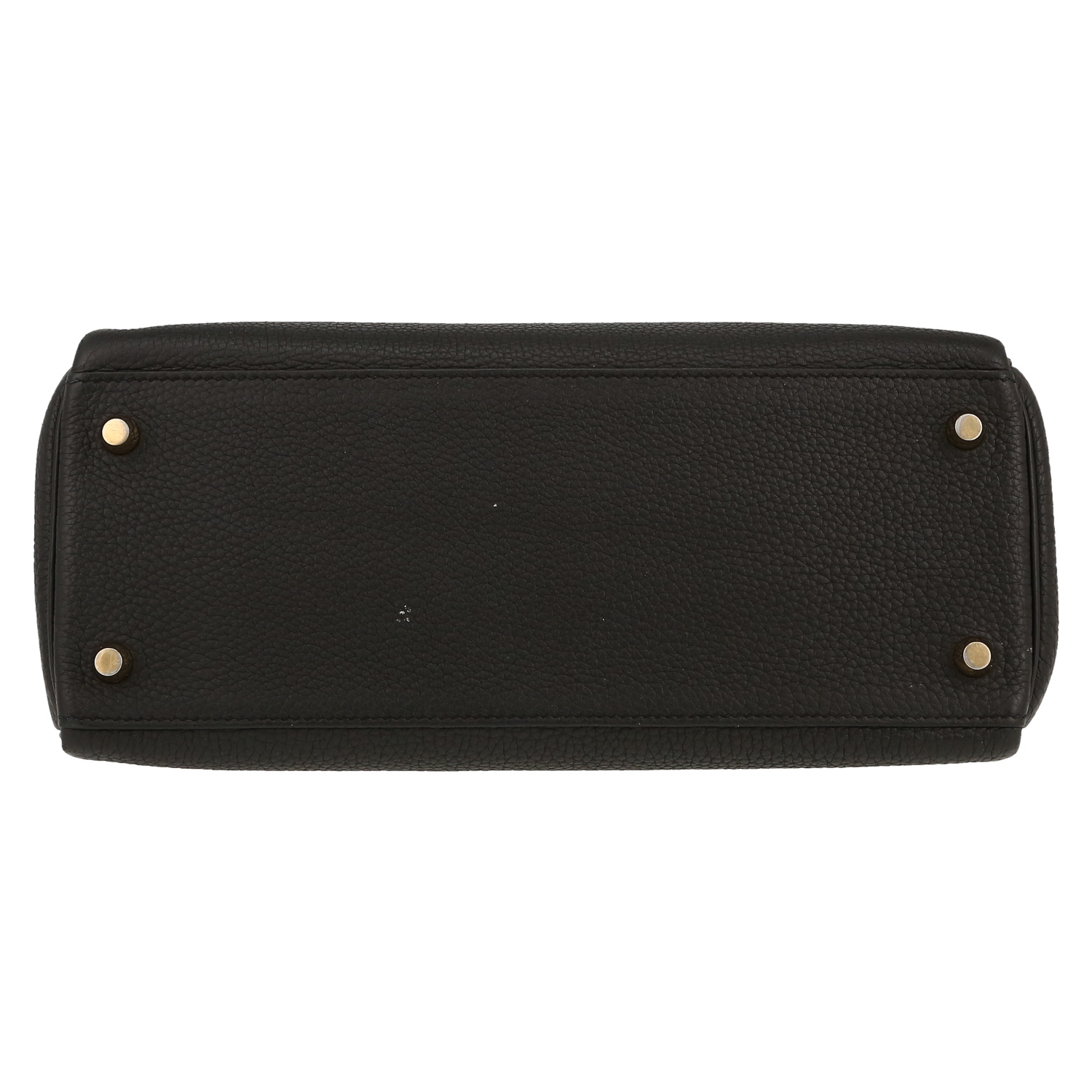 Hermès  Kelly 28 cm handbag  in black togo leather - Detail D1
