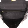 Hermès  Kelly 28 cm handbag  in black togo leather - Detail D3 thumbnail