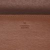 Bolso bandolera Gucci   en tejido "sûpreme GG" y cuero marrón - Detail D2 thumbnail