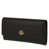 Billetera Gucci  GG Marmont mini  en cuero negro - 00pp thumbnail