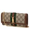 Gucci  Jackie handbag  "sûpreme GG" canvas  and brown leather - 00pp thumbnail