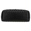 Saint Laurent  Loulou medium model  shoulder bag  in black chevron quilted leather - Detail D1 thumbnail