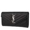 Saint Laurent   wallet  in black grained leather - 00pp thumbnail
