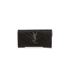 Billetera Saint Laurent   en cuero granulado negro - 360 thumbnail