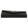 Billetera Saint Laurent   en cuero granulado negro - Detail D1 thumbnail
