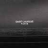 Portafogli Saint Laurent   in pelle martellata nera - Detail D2 thumbnail