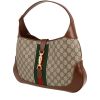 Gucci  Jackie medium model  handbag  in beige "sûpreme GG" canvas  and brown leather - 00pp thumbnail