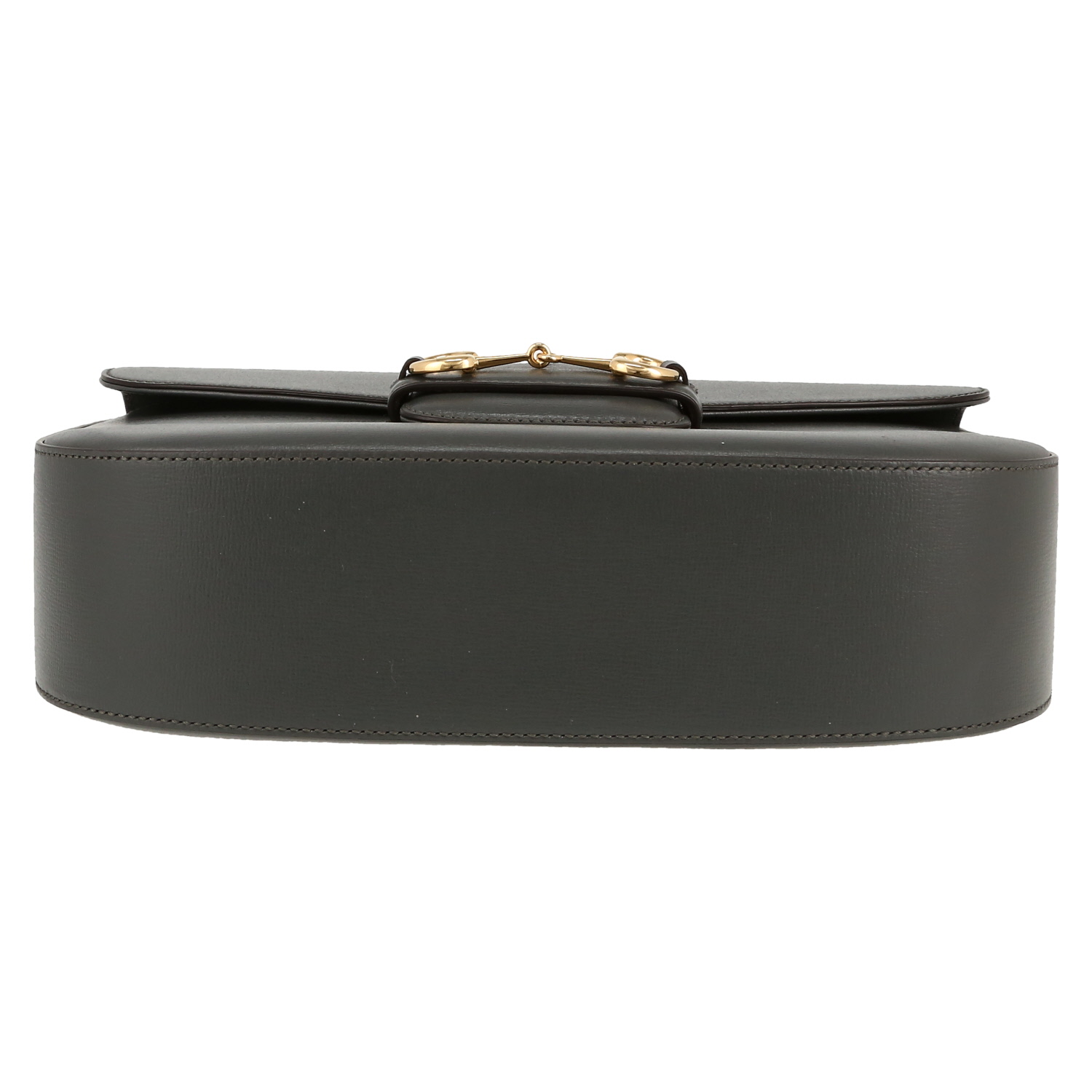 Bolso bandolera Gucci  1955 Horsebit talla XL  en cuero gris - Detail D1