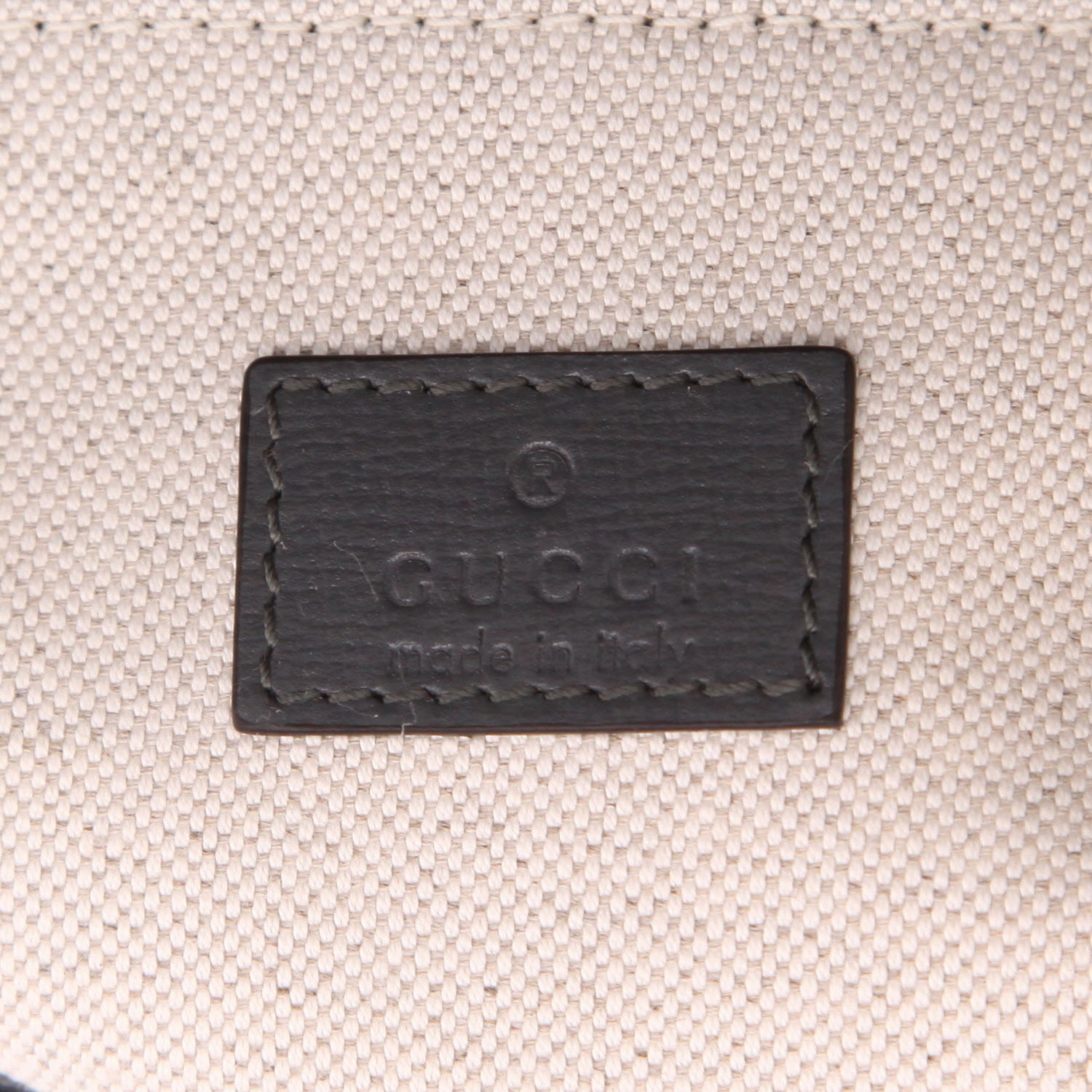 Gucci  1955 Horsebit size XL  shoulder bag  in grey leather - Detail D2