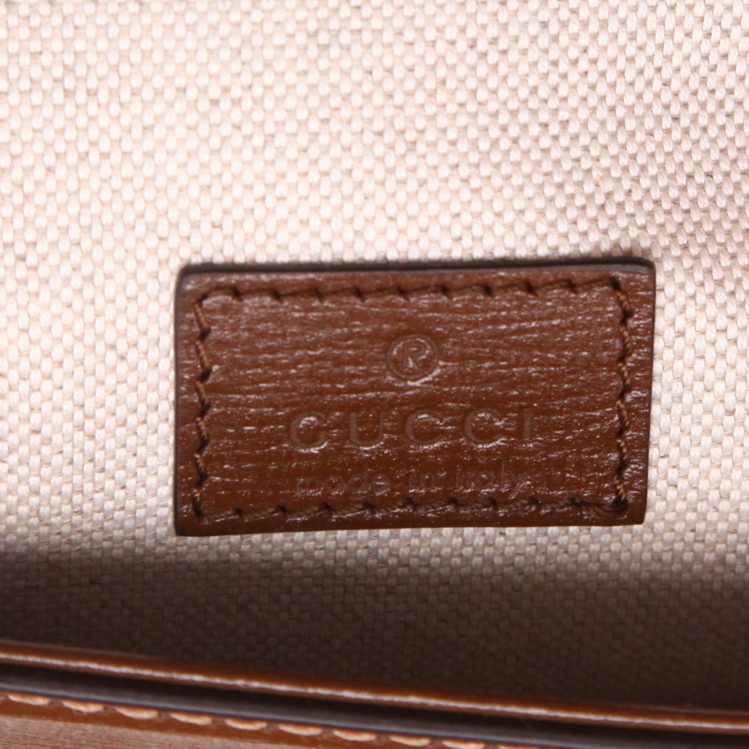 Borsa a tracolla Gucci  1955 Horsebit taglia XL  in pelle marrone - Detail D2