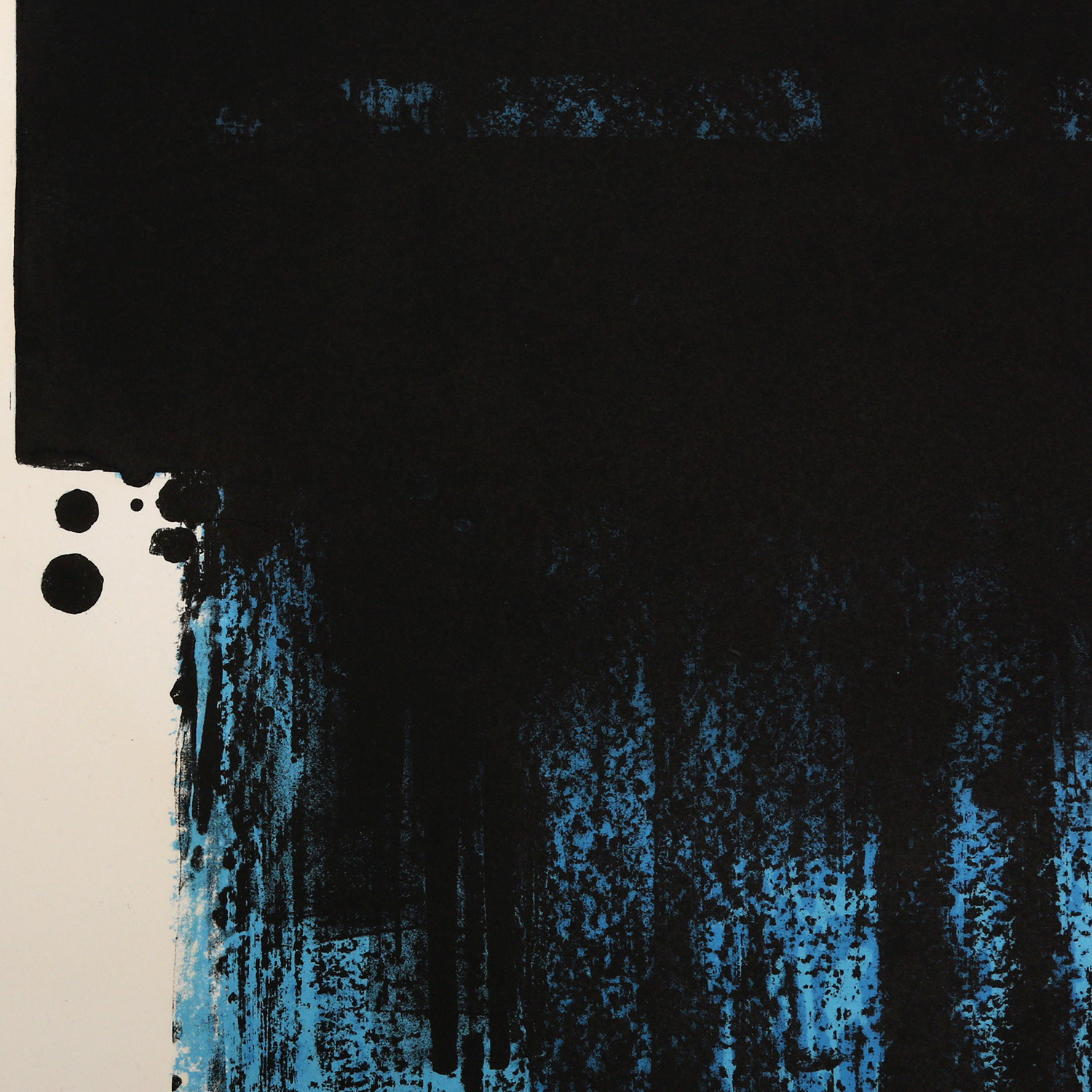 Pierre Soulages (1919-2022), Lithographie n°36 - 1974 - Detail D1