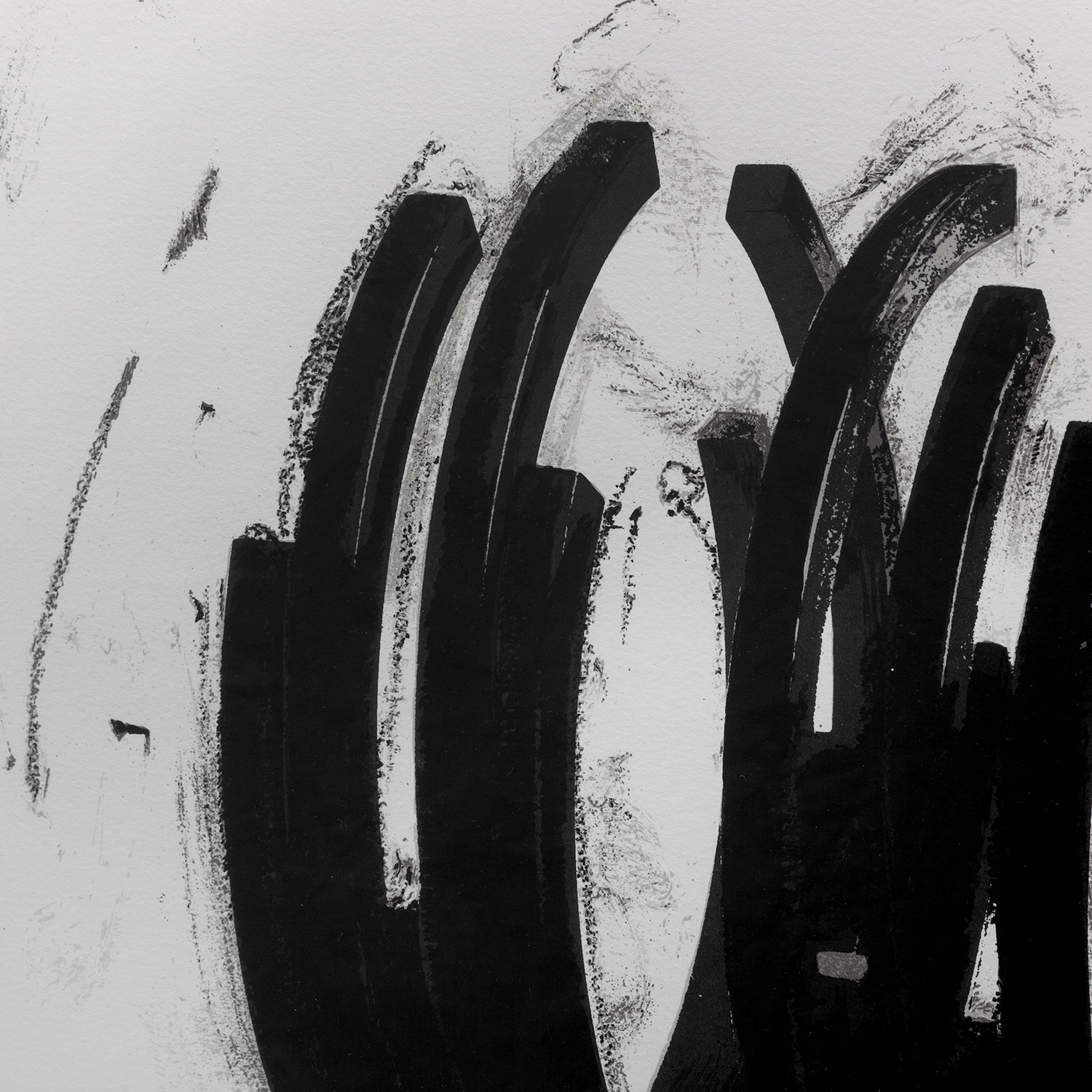 noir noir et noir  Bernar Venet ベルナール・ベネ noir noir et noir Bernar Venet ベルナール・ベネ